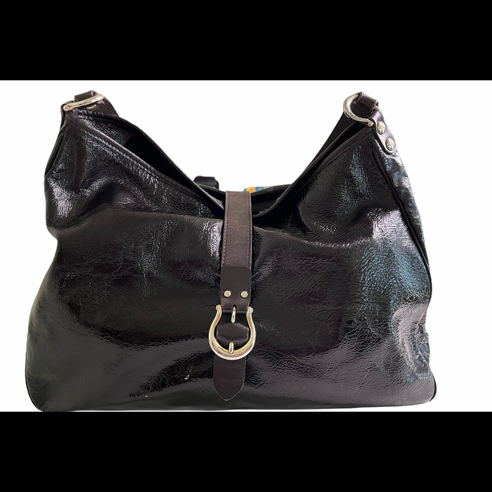 Kate Spade deep burgundy hobo bag GUC